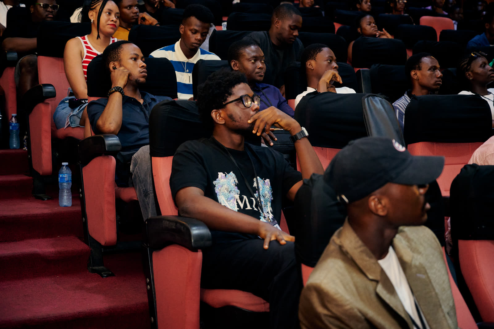 Participants watching a session at the Berklee in Nigeria intensive