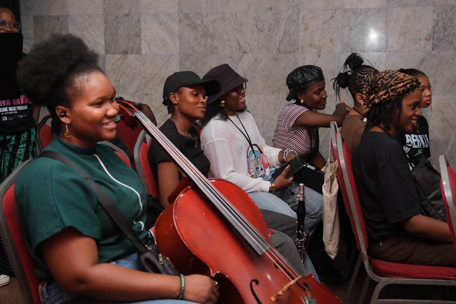 Participants during a session