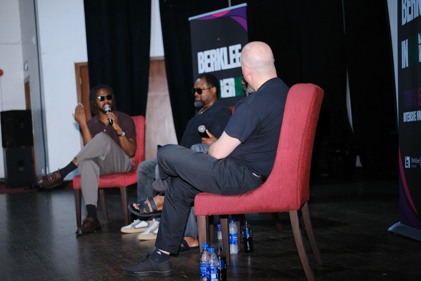 Industry leaders during the Music of Business panel